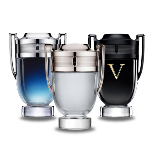 3 Parfums Paco Rabanne INVICTUS LEGEND, Paco Rabanne INVICTUS et Paco Rabanne INVICTUS VICTORY 100ml (Eau de Parfum)